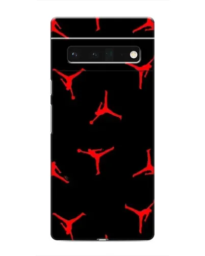 Чехол для Google Pixel 6 Pro с картинкой «Jordan Red Pattern»