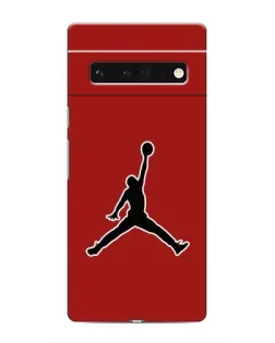 Чехол для Google Pixel 6 Pro с картинкой «Jordan Red Back»