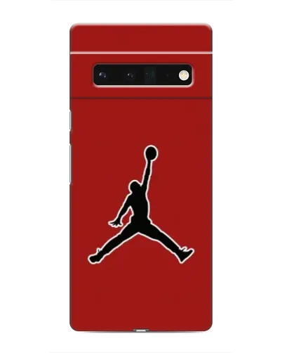 Чехол для Google Pixel 6 Pro с картинкой «Jordan Red Back»