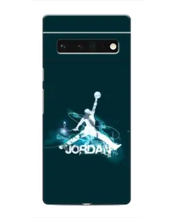 Чехол для Google Pixel 6 Pro с картинкой «Jordan Blue Fire»