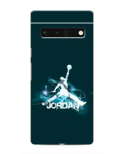 Чехол для Google Pixel 6 Pro с картинкой «Jordan Blue Fire»