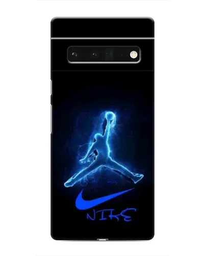 Чехол для Google Pixel 6 Pro с картинкой «Jordan Neon Blue»