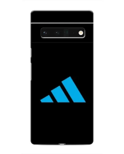 Чехол для Google Pixel 6 Pro с картинкой «Adidas Cyan Logo»