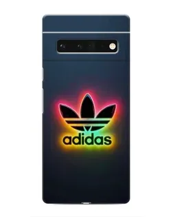 Чехол для Google Pixel 6 Pro с картинкой «Неоновый Adidas»