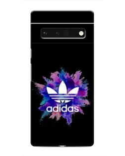Чехол для Google Pixel 6 Pro с картинкой «Взрыв красок Adidas»