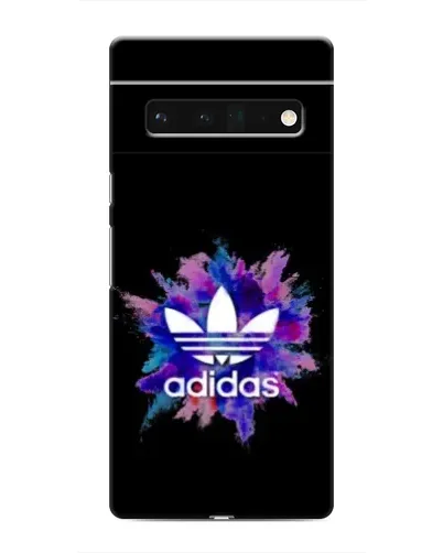 Чехол для Google Pixel 6 Pro с картинкой «Взрыв красок Adidas»