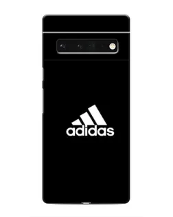 Чехол для Google Pixel 6 Pro с картинкой «Черная классика Adidas»