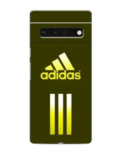 Чехол для Google Pixel 6 Pro с картинкой «Оливковый градиент Adidas»