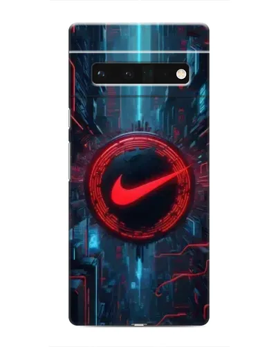 Чехол для Google Pixel 6 Pro с картинкой «Техногенный стиль Nike»