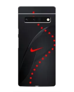 Чехол для Google Pixel 6 Pro с картинкой «Абстрактный дизайн Nike»