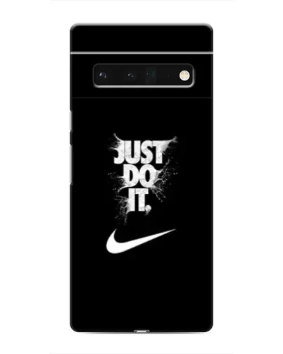Чехол для Google Pixel 6 Pro с картинкой «Текстовый принт Nike»