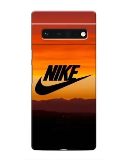 Чехол для Google Pixel 6 Pro с картинкой «Nike — вечерний горизонт»