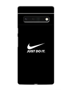 Чехол для Google Pixel 6 Pro с картинкой «Минимализм от Nike»