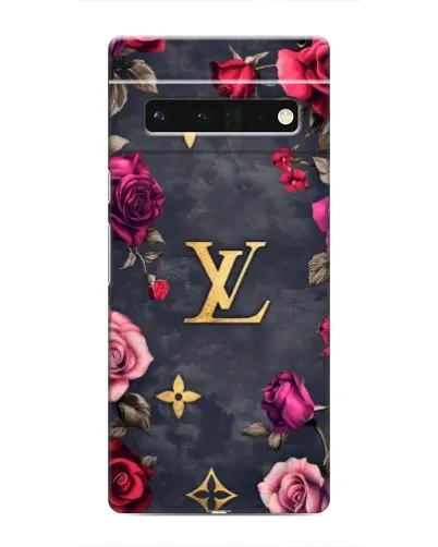 Чехол для Google Pixel 6 Pro с картинкой «Цветочный Louis Vuitton»
