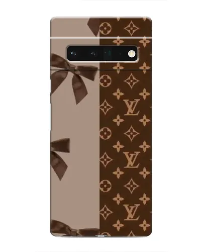 Чехол для Google Pixel 6 Pro с картинкой «Louis Vuitton — банты»