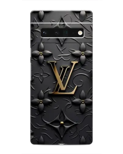 Чехол для Google Pixel 6 Pro с картинкой «Кожаная текстура LV»