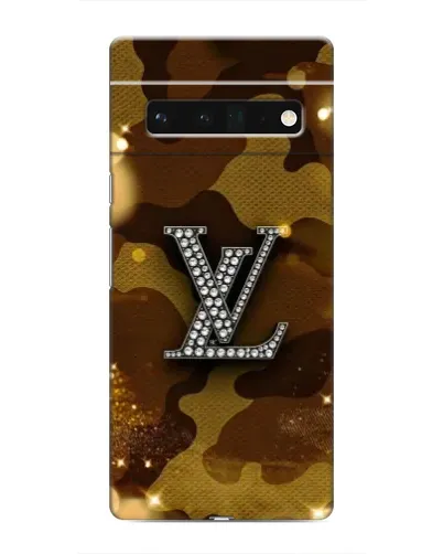 Чехол для Google Pixel 6 Pro с картинкой «Камуфляжный Louis Vuitton»