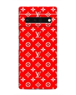 Чехол для Google Pixel 6 Pro с картинкой «Яркий паттерн LV»
