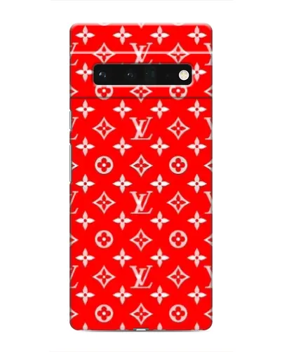 Чехол для Google Pixel 6 Pro с картинкой «Яркий паттерн LV»