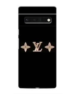 Чехол для Google Pixel 6 Pro с картинкой «Louis Vuitton — минимализм»
