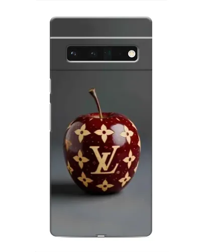 Чехол для Google Pixel 6 Pro с картинкой «Красное яблоко LV»