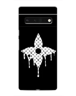 Чехол для Google Pixel 6 Pro с картинкой «Цветочная монограмма»