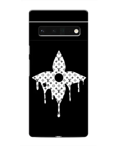 Чехол для Google Pixel 6 Pro с картинкой «Цветочная монограмма»