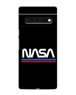 Чехол для Google Pixel 6 Pro с картинкой «NASA — классика Red Blue»