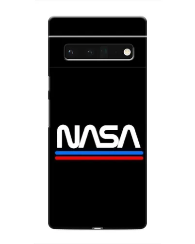 Чехол для Google Pixel 6 Pro с картинкой «NASA — классика Red Blue»