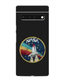 Чехол для Google Pixel 6 Pro с картинкой «NASA — эмблема миссии»