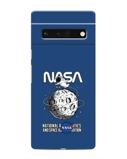 Чехол для Google Pixel 6 Pro с картинкой «NASA — лунная миссия»