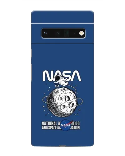 Чехол для Google Pixel 6 Pro с картинкой «NASA — лунная миссия»
