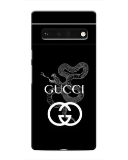 Чохол для Google Pixel 6 Pro з картинкою «Gucci — срібна змія»