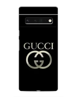 Чохол для Google Pixel 6 Pro з картинкою «Gucci — золото на чорному»