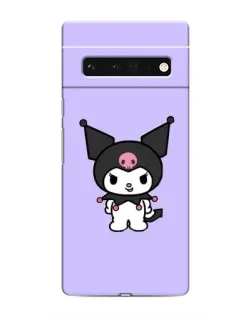 Чехол для Google Pixel 6 Pro с картинкой «Kuromi — нежный фиолетовый»