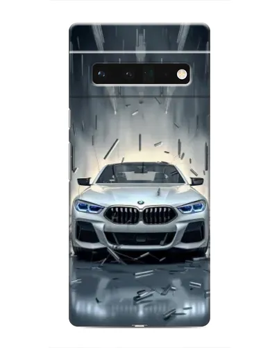 Чохол для Google Pixel 6 Pro з картинкою «BMW у світлі фар»