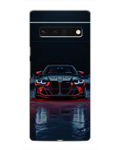 Чохол для Google Pixel 6 Pro з картинкою «BMW на мокрій дорозі»
