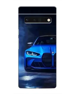 Чохол для Google Pixel 6 Pro з картинкою «Блакитна BMW M4»