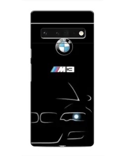 Чохол для Google Pixel 6 Pro з картинкою «Мінімалістичний принт BMW M3»