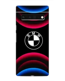Чохол для Google Pixel 6 Pro з картинкою «Логотип BMW та неонові дуги»