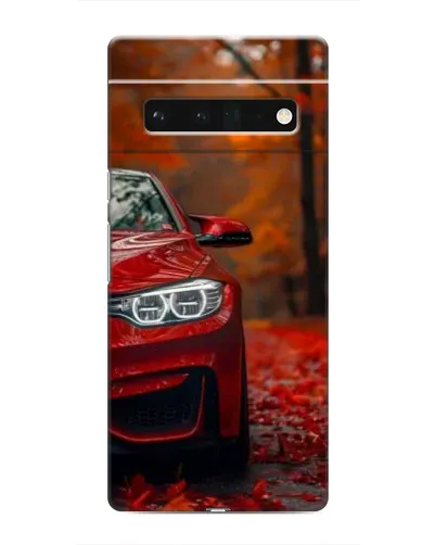 Чехол для Google Pixel 6 Pro с картинкой «Осенняя BMW M4»