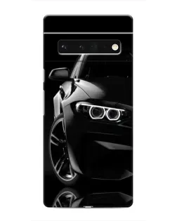 Чохол для Google Pixel 6 Pro з картинкою «Чорна BMW — профіль»