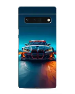 Чохол для Google Pixel 6 Pro з картинкою «BMW — вогні неону»