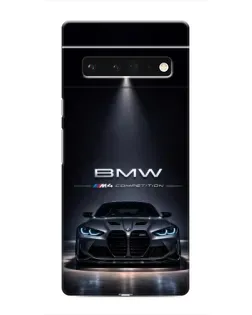 Чохол для Google Pixel 6 Pro з картинкою «BMW крізь нічне місто»