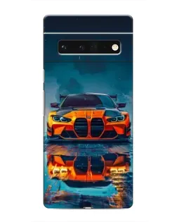 Чохол для Google Pixel 6 Pro з картинкою «BMW — золота емблема»
