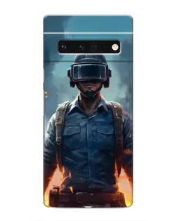 Чохол для Google Pixel 6 Pro з картинкою «PUBG — реалістичний герой»