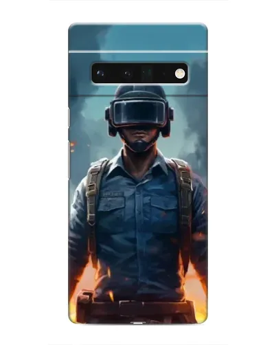 Чохол для Google Pixel 6 Pro з картинкою «PUBG — реалістичний герой»