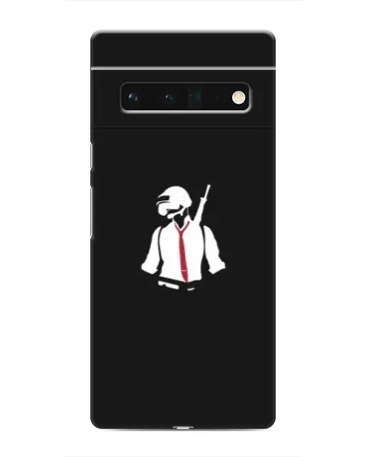 Чохол для Google Pixel 6 Pro з картинкою «PUBG — силует воїна»
