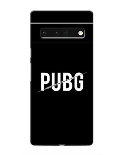 Чохол для Google Pixel 6 Pro з картинкою «PUBG — білий логотип»