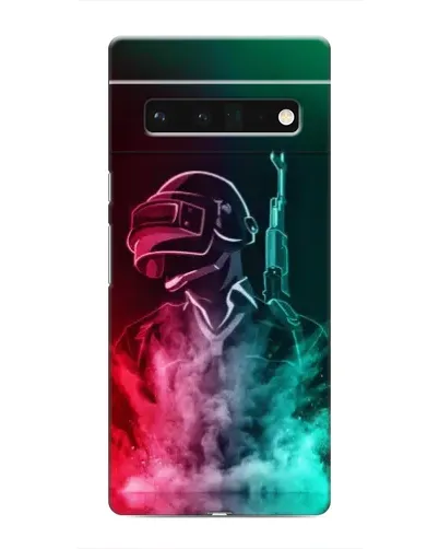 Чохол для Google Pixel 6 Pro з картинкою «PUBG — вогняний воїн»
